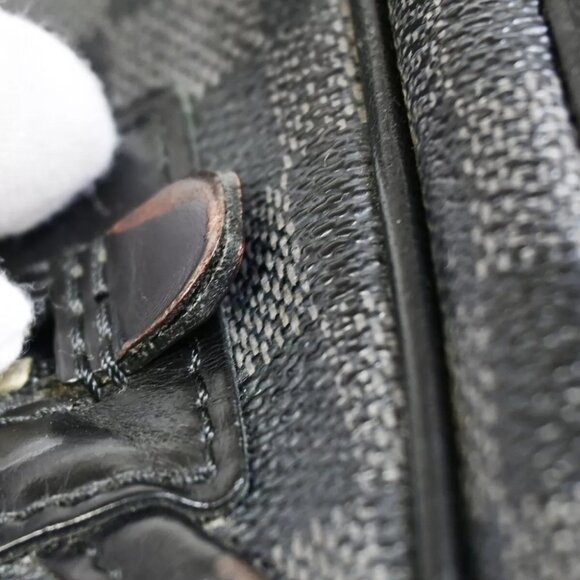 LOUIS VUITTON Daniel MM Shoulder Bag Damier Graphite Leather BK N58029 89FA587 - Picture 10 of 16